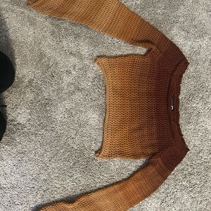 Women's Brown Gradient Sweater